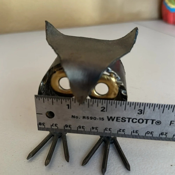 Vintage Mid Century "Brutalist" Style Owl Sculpture - Picture 8 of 8